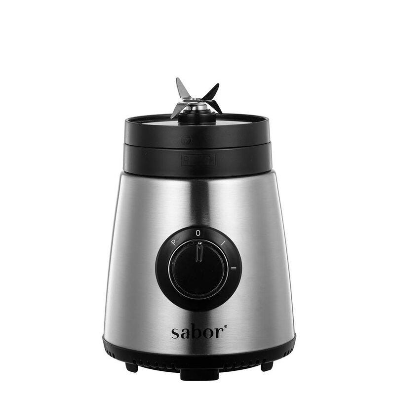 Sabor Ultimate sportsblender 0,6 L svart/børstet