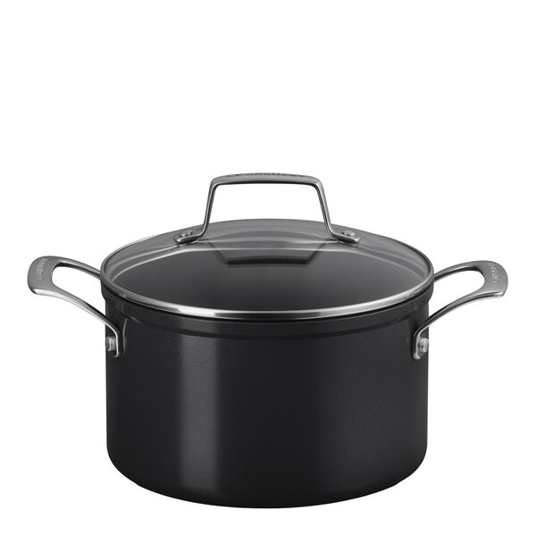 Le Creuset – ENSC gryte med glasslokk 3,8L 20 cm black