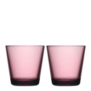 iittala Kartio glass 21 cl 2 stk røsslyng