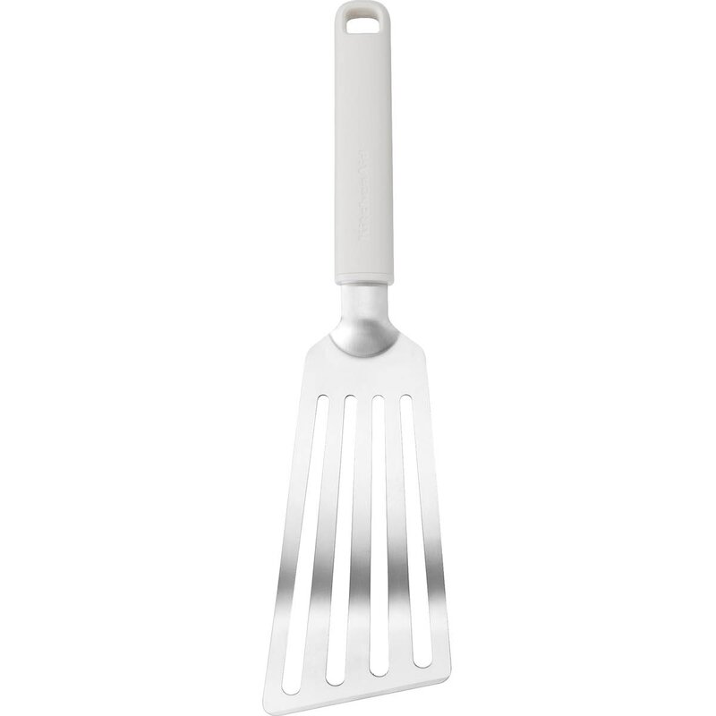 KitchenAid Classic stekespade perforert 32 cm porcelain white