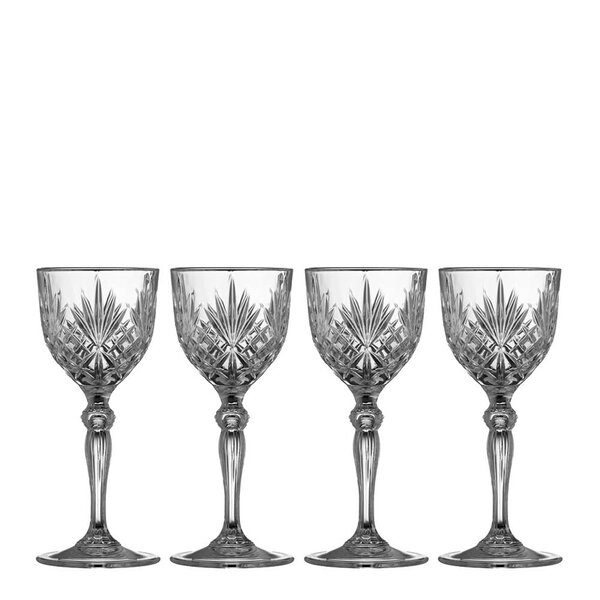 Lyngby Glas - Melodia portvinsglass 14 cl 4 stk