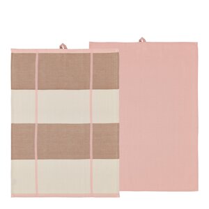 Södahl Blocks kjøkkenhåndkle 50x70 cm 2 stk rose
