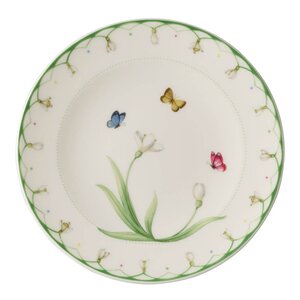 Villeroy & Boch Colourful Spring asjett 16 cm hvit/grønn