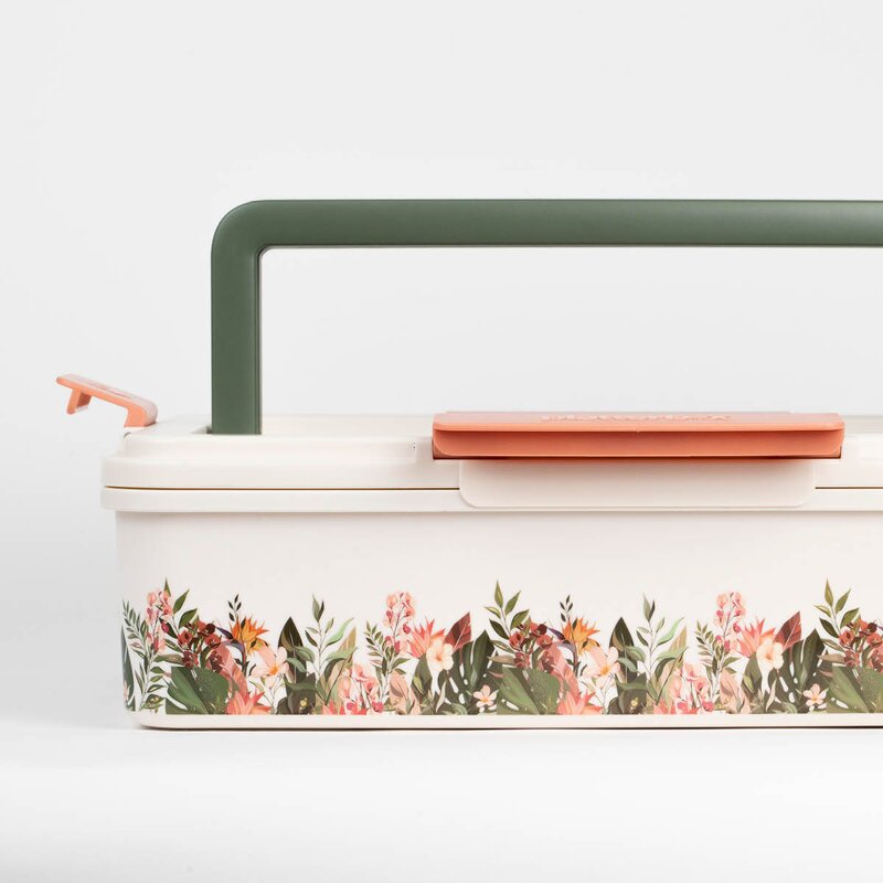 Platterbox Matboks isolert med kjøling 5,5L Floral
