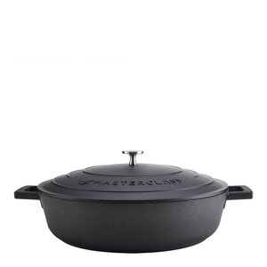 MasterClass Cast Aluminium lav gryte 5L svart