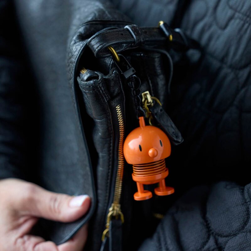 Hoptimist Bag charm 5,9 cm oransje