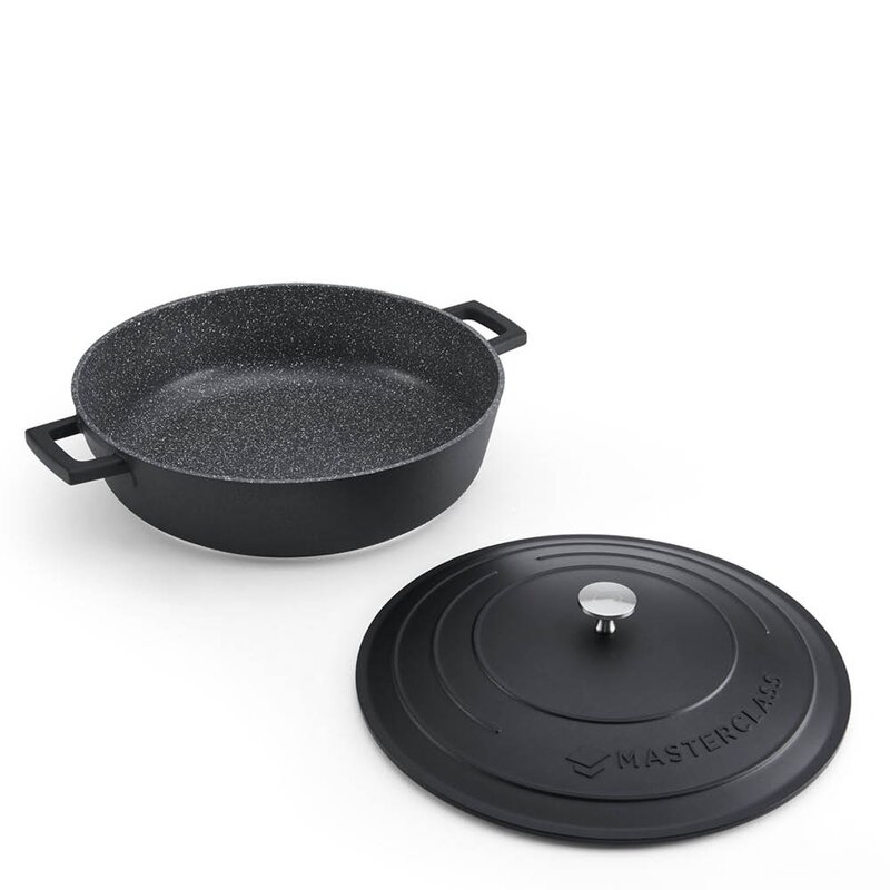 MasterClass Cast Aluminium lav gryte 5L svart