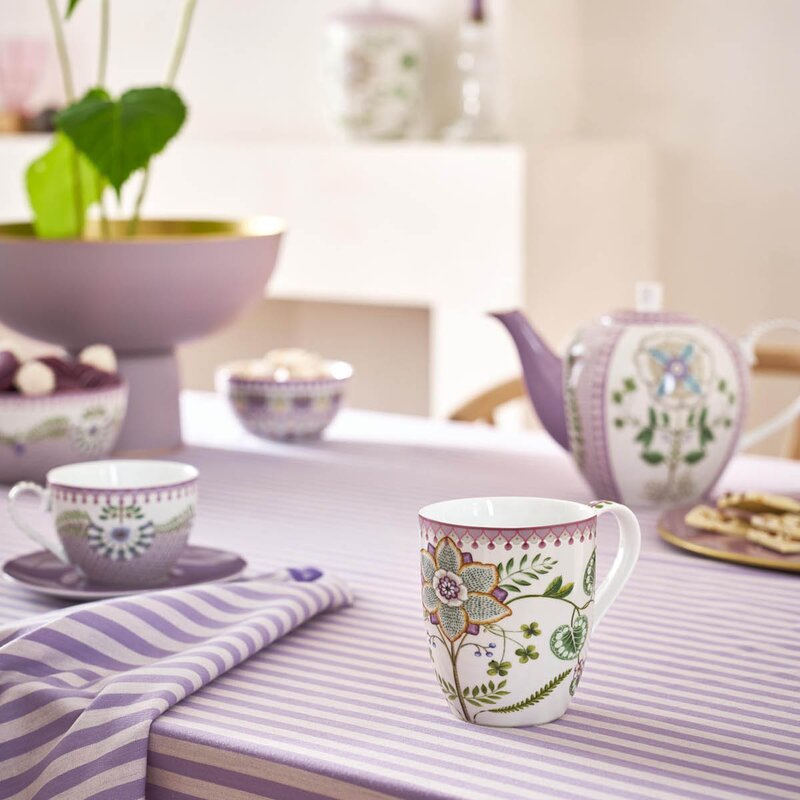 Pip Studio Lily & Lotus frokostsett 3 deler multi