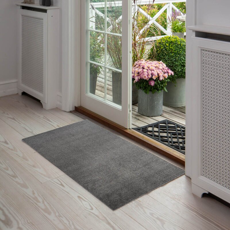 Tica Copenhagen Unicolor gulvmatte 120x67 cm steelgrey