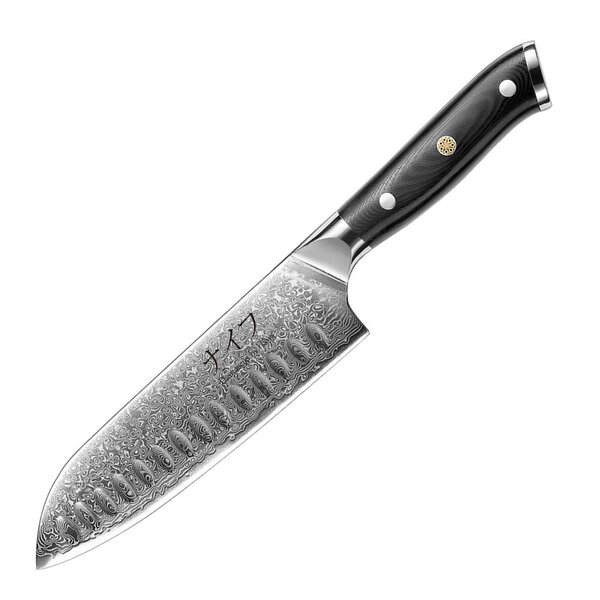 Damaskus by Haws – Santoku kniv 32 cm svart