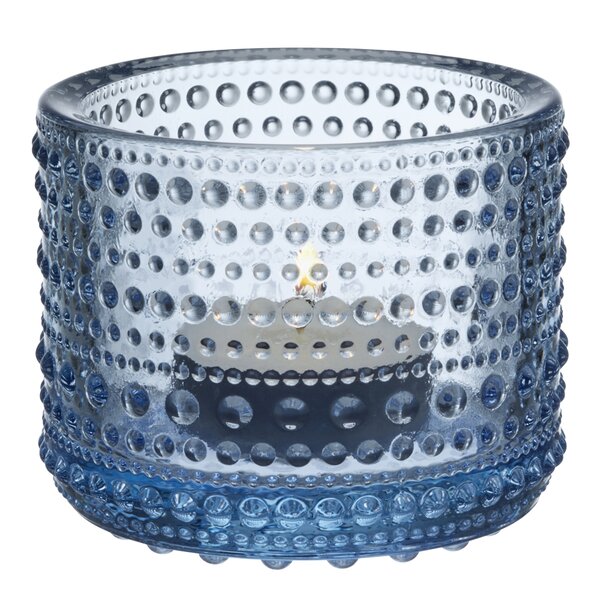iittala Kastehelmi lyslykt 6,4 cm aqua