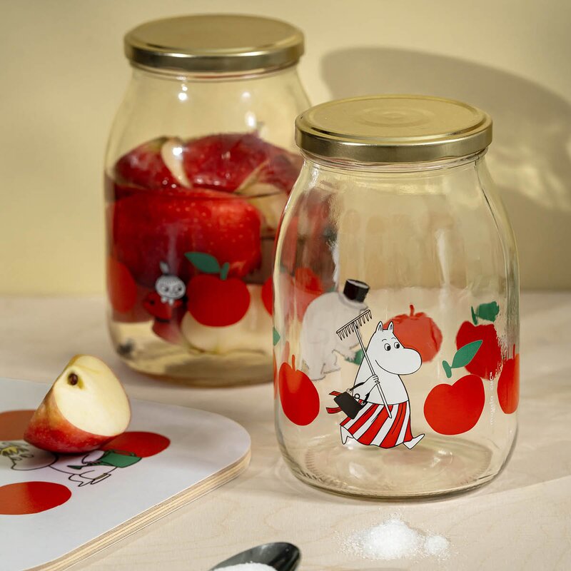 Muurla Mummi glasskrukke 1L Glade Epler