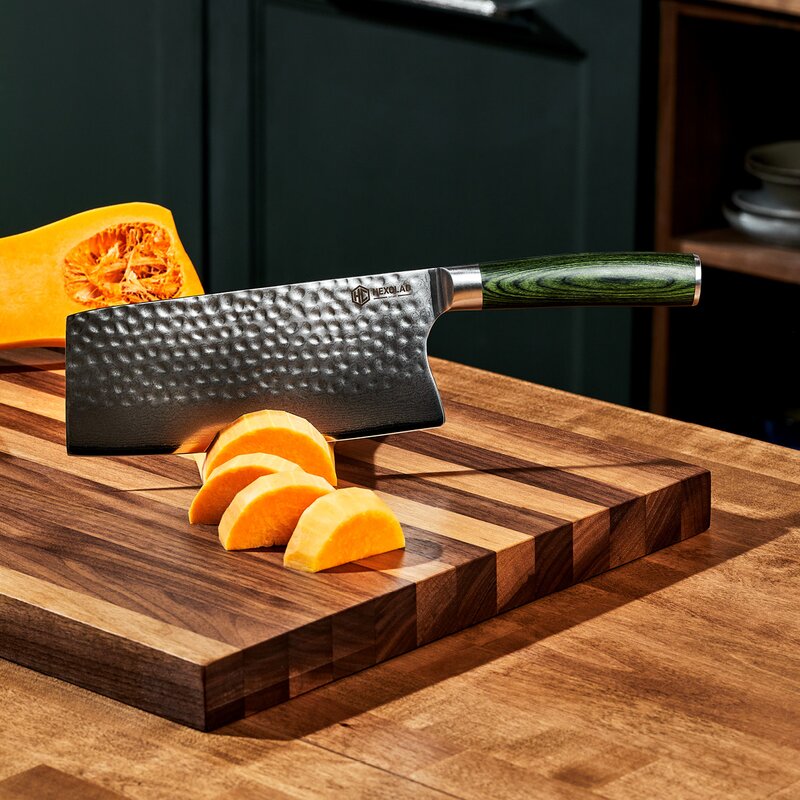Hexclad Kinesisk kokkekniv 18 cm damask