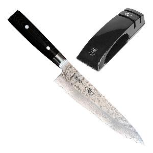 Yaxell Zen gavesett kokkekniv 20 cm + sliper