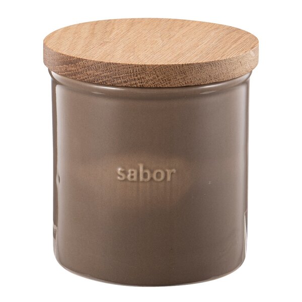 Sabor – Oppbevaringskrukke 0,5L mahogany