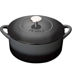 Denby Halo støpejernsgryte 26 cm svart