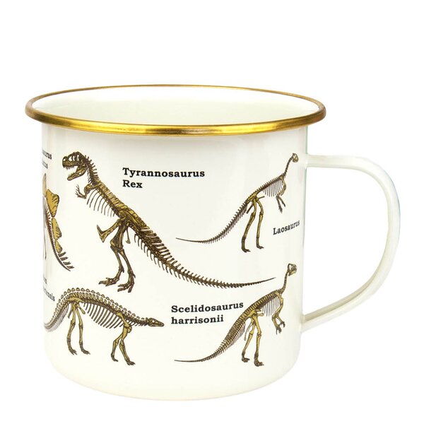 Gift Republic Emaljekopp 50 cl dinosaur
