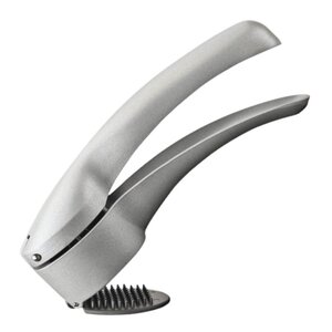 moHA! Galien hvitløkspresse med rengjøringspropp grå