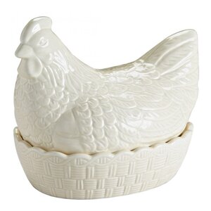 Mason Cash Eggoppbevaring høne 23,4 cm krem
