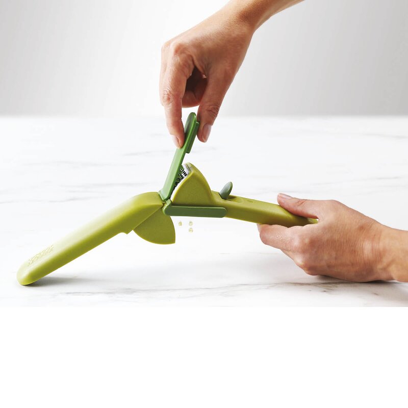Joseph Joseph CleanForce hvitløkspresse 6 cm grønn