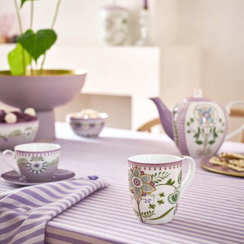 Pip Studio Lily & Lotus krus XL 40 cl 2 stk off-white 