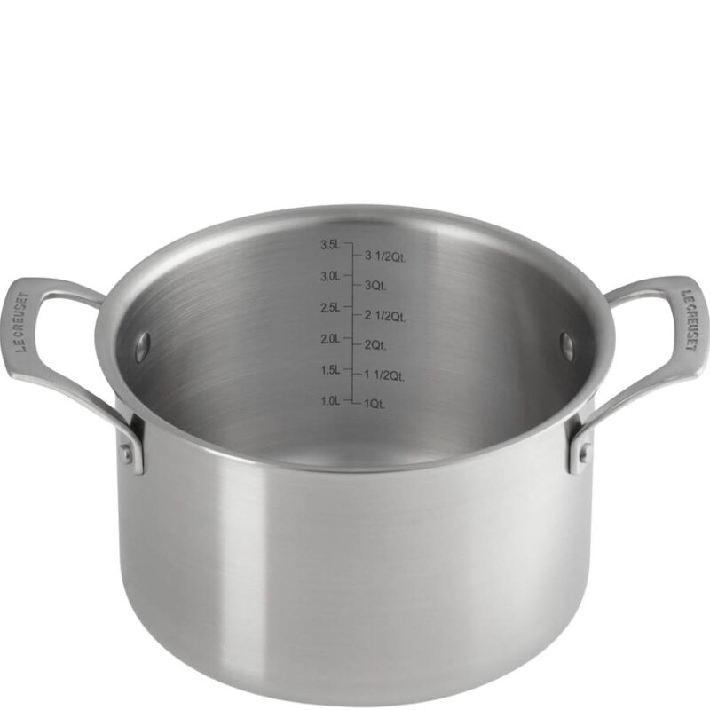 Le Creuset Essential 3-Ply dyp gryte 20 cm 4L m/lokk