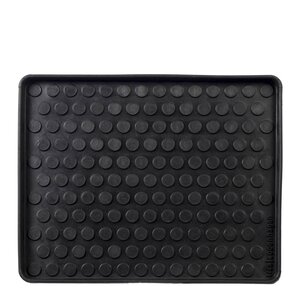 Tica Copenhagen Dot sko- og støvelbrett 48x38x3 cm svart