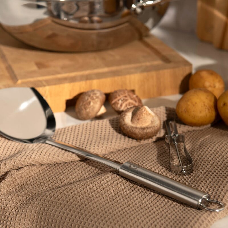 Anders Petter Steel Essentials stekespade 33,5 cm børstet stål