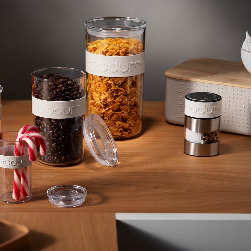 Bodum Twin salt- og pepperkvern 12,5 cm hvit