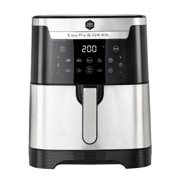 OBH Nordica – Easy Fry & Grill XXL airfryer 6,5L 2-in-1 silver