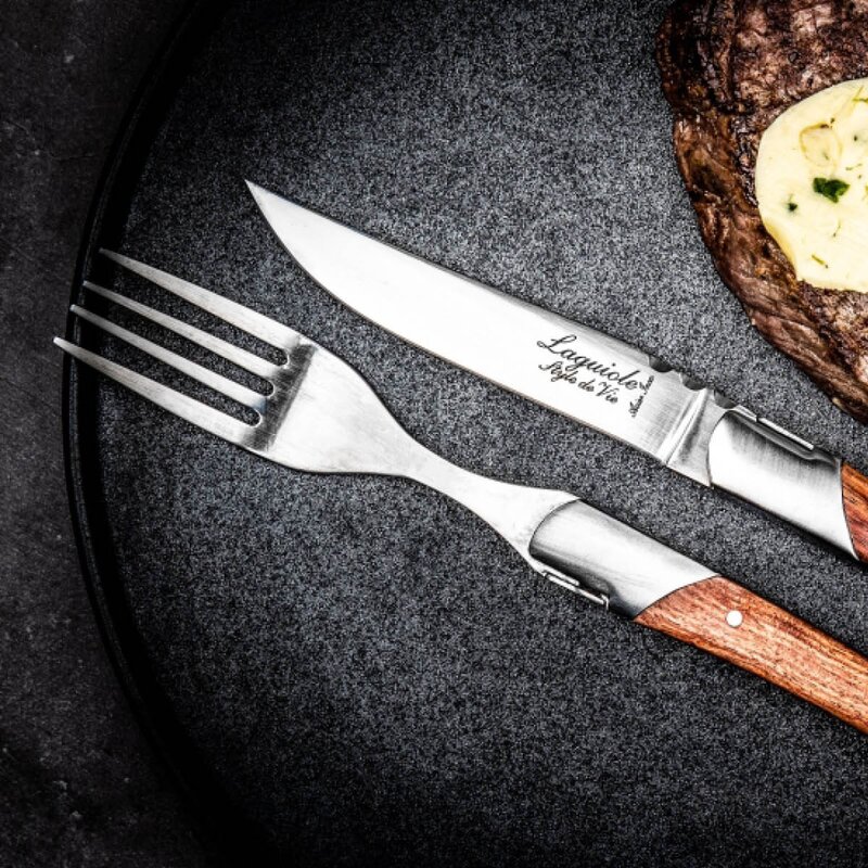 Laguiole Style de Vie Grillgaffel 10,5 cm 6 stk rose