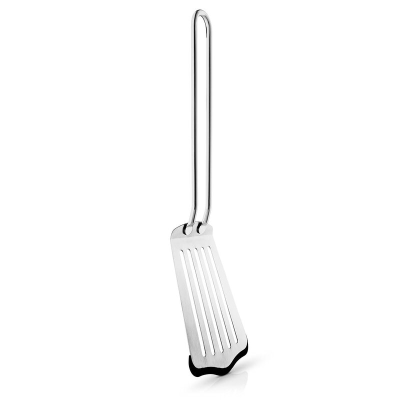 Eva Trio Stekespade med silikon 28 cm børstet stål