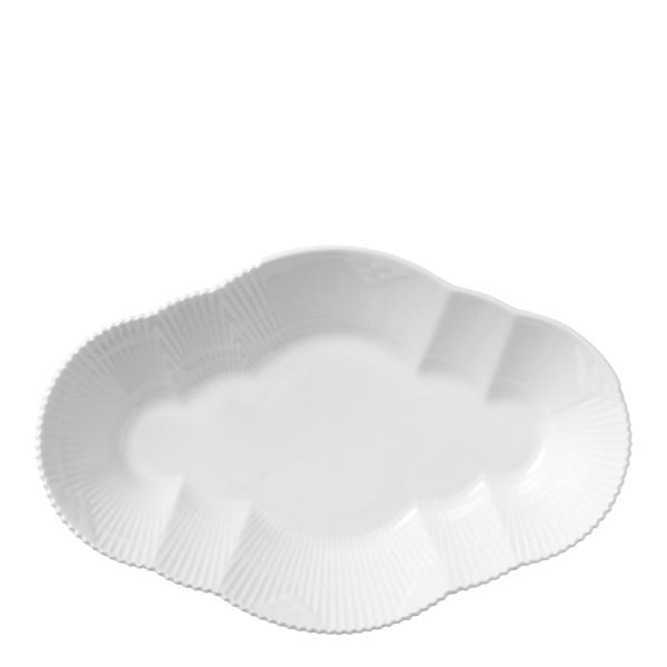 Royal Copenhagen Hvit Elements serveringsfat 23 cm