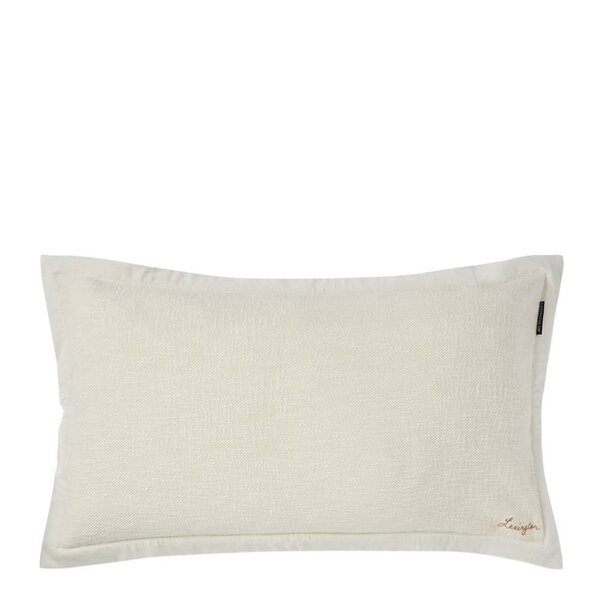 Lexington Sildemønstret putetrekk 90x50 cm light beige