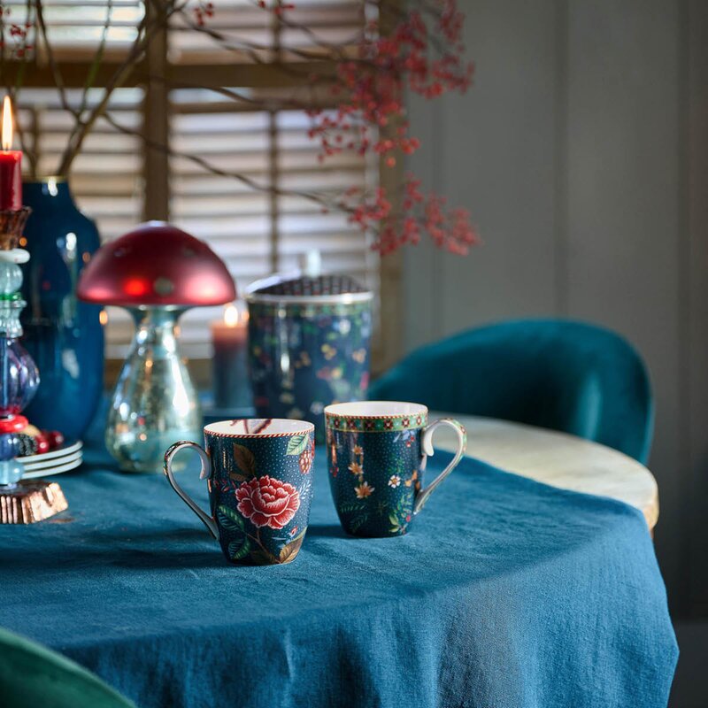 Pip Studio Berry Blues frokostsett 3 deler blå