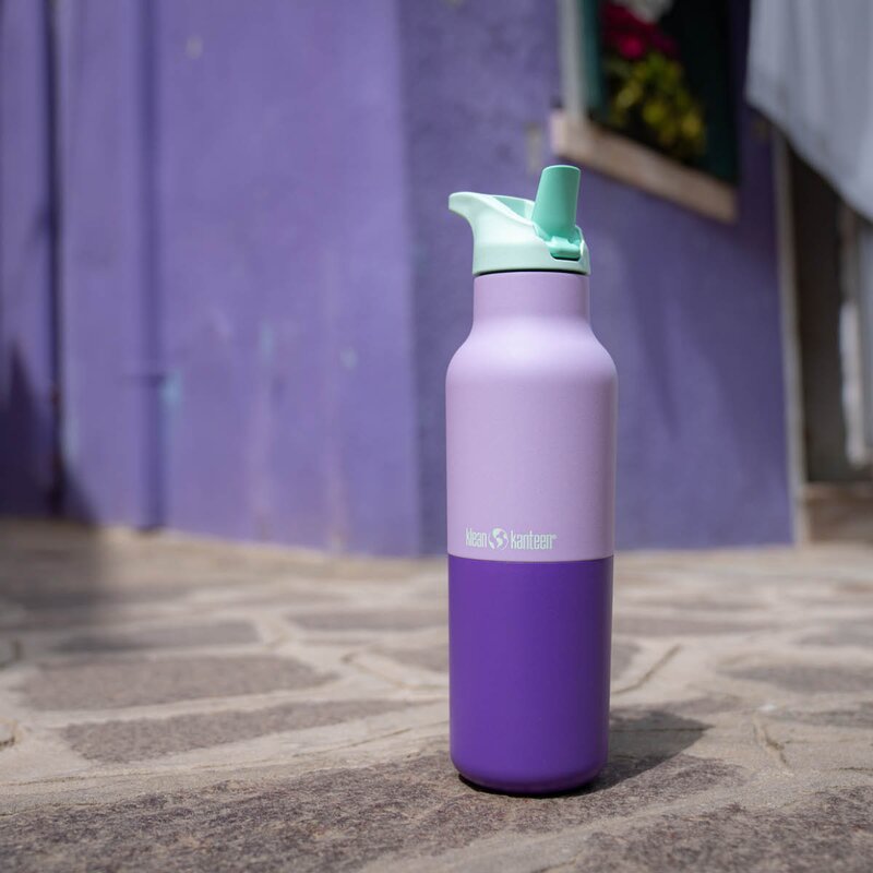 Klean Kanteen Rise vakumflaske 0,47L med sportslokk Orchid Kaleidoscope