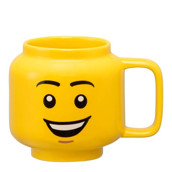 Lego Iconic krus liten glad gutt 25,5 cl gul