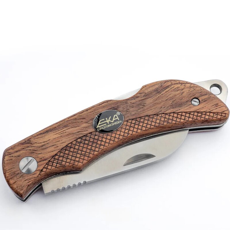 EKA Swede 8 RT foldekniv 8 cm tre