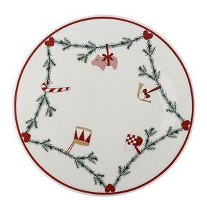 Bloomingville Yule fat på fot 35 cm natur/julemotiv