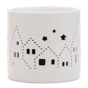 Sögne Home Telysholder juleby medium hvit