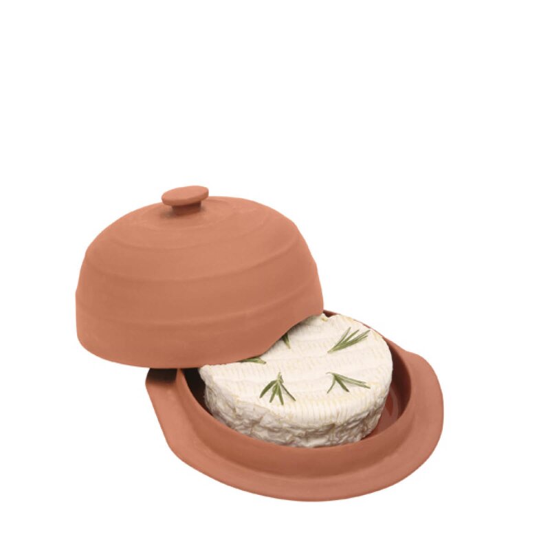 Dexam Terracotta ildfast form for ost med lokk 17,5 cm
