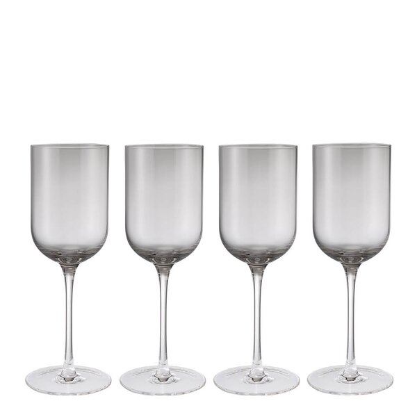 Blomus Fuumi hvitvinsglass 31 cl 4 stk smoke