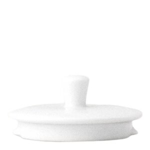 Lyngby Porcelæn Thermodan reservedel lokk 7 cm til kanne hvit