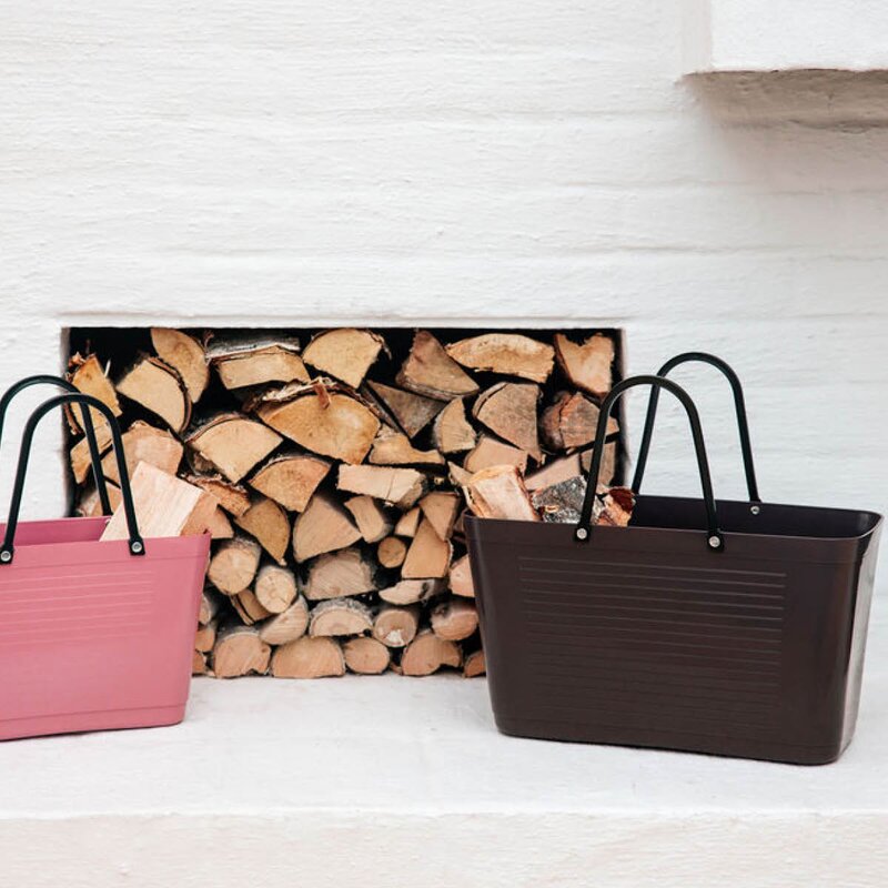 Hinza Green Plastic veske liten 7,5 L varm rosa