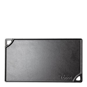 Lodge Cast Iron Classic Collection tosidig støpejernsplate 24x43 cm
