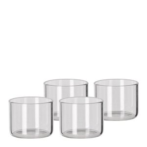 Blomsterbergs Dessertglass 6 cm 4 stk borosilikatglass