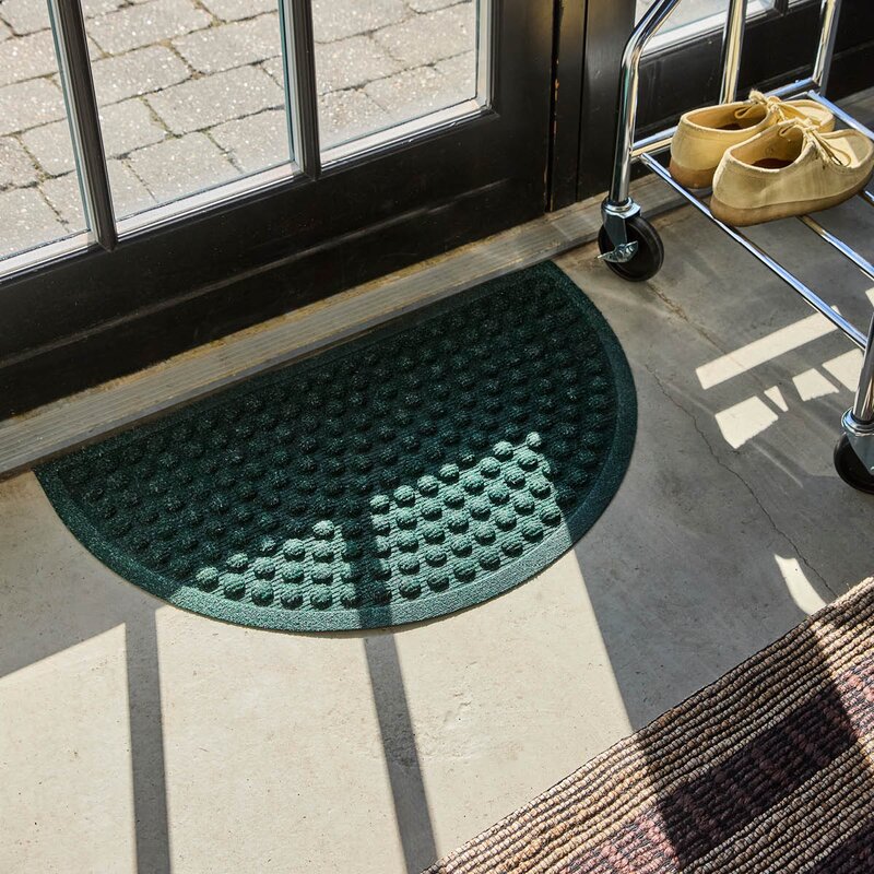House Doctor Entry dørmatte halvmåne 75x45 grønn