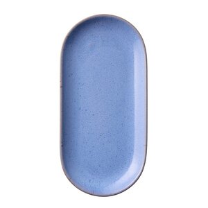 Aida RAW Colour oval tallerken 25 cm Blueish