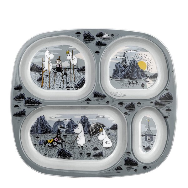 Rätt Start Mummi tallerken 4 rom Holmer og skjær