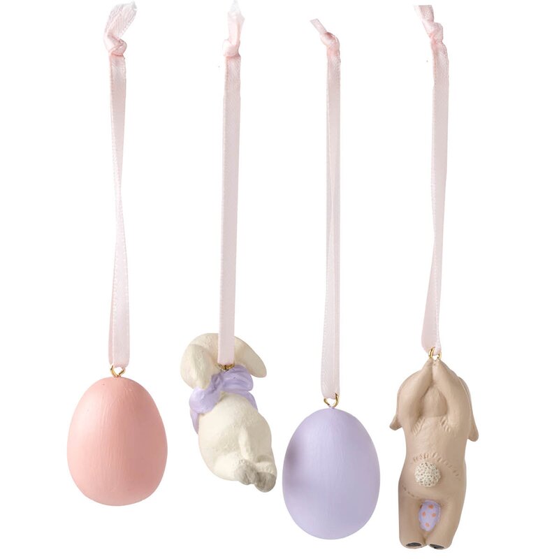 Klarborg Dyrebarn påskepynt 4 stk vår 2023